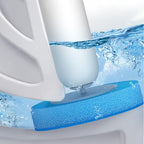 Disposable Toilet Brush With Cleaning Liquid Wall-Mounted Cleaning Tool For Bathroom Replacement Brush Head Accessories Wall Toilet Brush And Holder Set Flexible Toilet Bowl Cleaner Brush With Silicone Bristles Bendable Brush Head To Clean Toilet Corner Stevvex