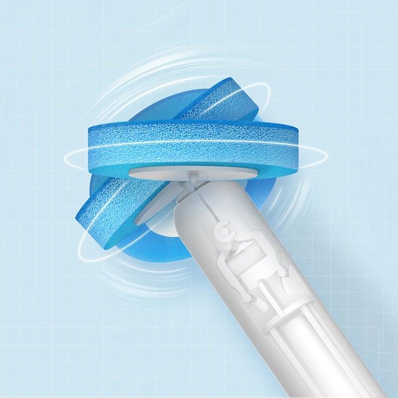 Disposable Toilet Brush With Cleaning Liquid Wall-Mounted Cleaning Tool For Bathroom Replacement Brush Head Accessories Wall Toilet Brush And Holder Set Flexible Toilet Bowl Cleaner Brush With Silicone Bristles Bendable Brush Head To Clean Toilet Corner Stevvex