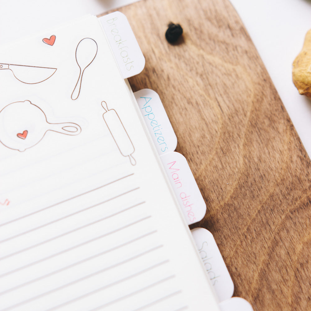 Dividers for Recipe Book - SJB-DIAMOND ELITES