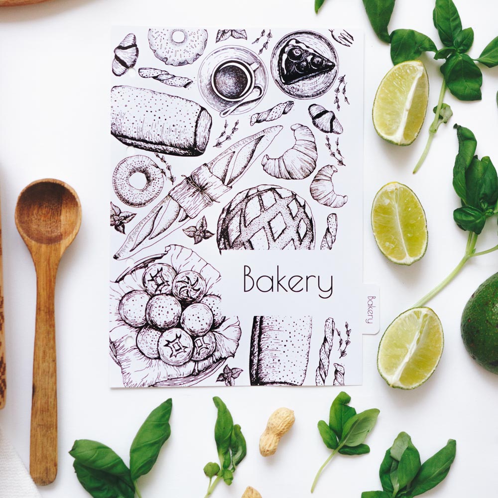 Dividers for Recipe Book - SJB-DIAMOND ELITES