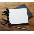 DIY Photo Albums Wedding Photo  Scrapbook 20Pages Cover Self Adhesive Scrapbook Album Case Binding Hardcover Craft Blank Black Page Wedding and Anniversary Family Photo Album Stevvex