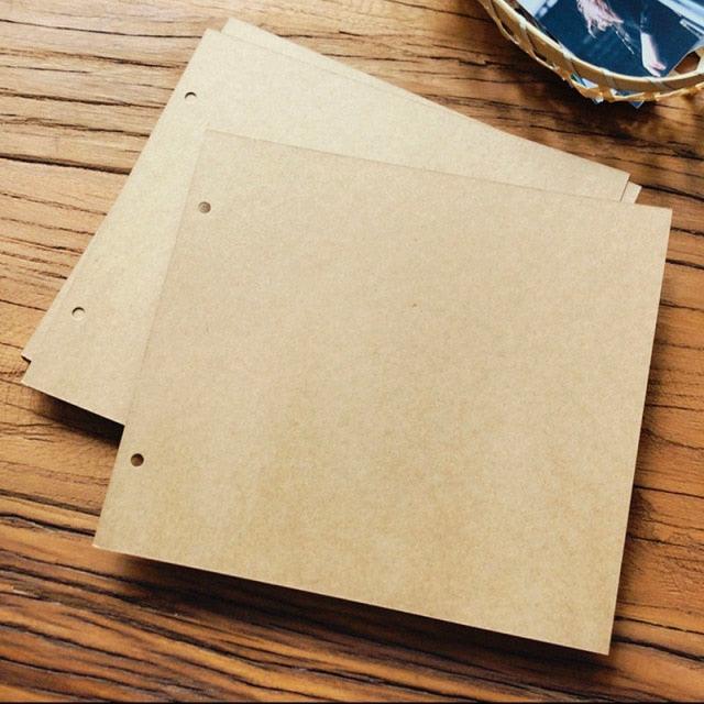DIY Photo Albums Wedding Photo  Scrapbook 20Pages Cover Self Adhesive Scrapbook Album Case Binding Hardcover Craft Blank Black Page Wedding and Anniversary Family Photo Album Stevvex