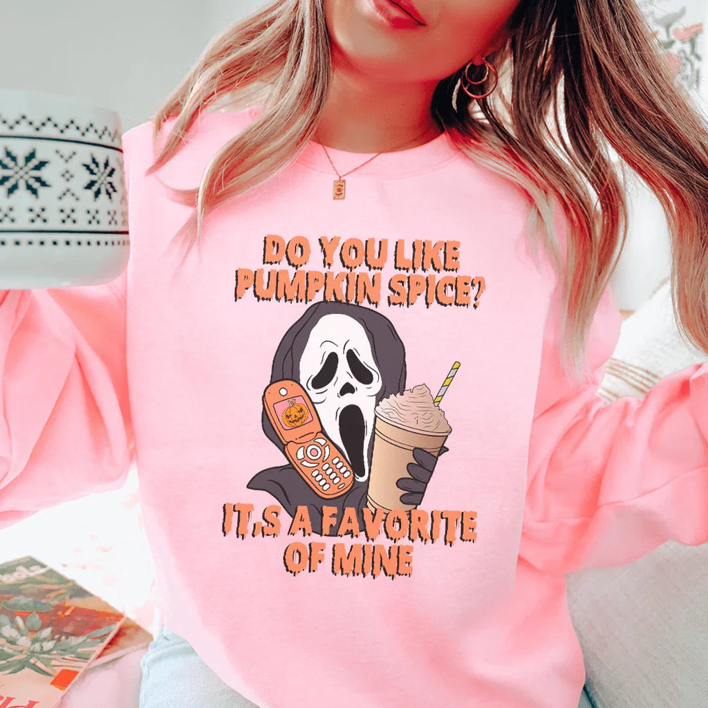 Do You Like Pumpkin  Spice Its A Favorite Of Mine Sweatshirt Peachy Sunday