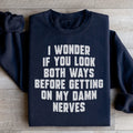 Do You Look Both Ways Sweatshirt Peachy Sunday