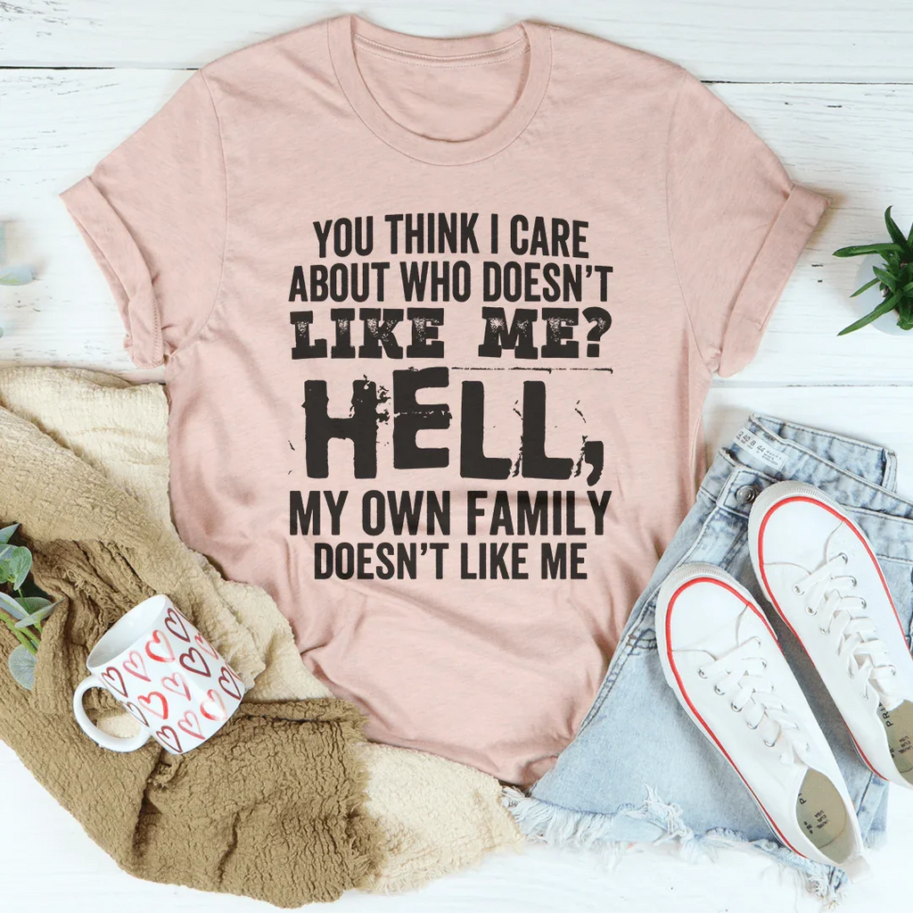 Do You Think I Care Tee - SJB-DIAMOND ELITES