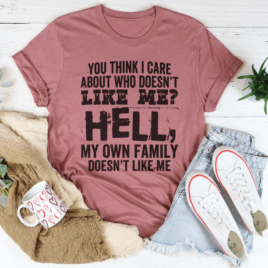 Do You Think I Care Tee - SJB-DIAMOND ELITES