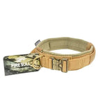 Dog Collar Leash Adjustable Military Nylon Rope Dog Collar Leash Set Adjustable Dog Collars for Medium Large Dogs Durable Pet Collar Nylon Big Dog Collar Training for Medium Large Dogs Accessories Stevvex