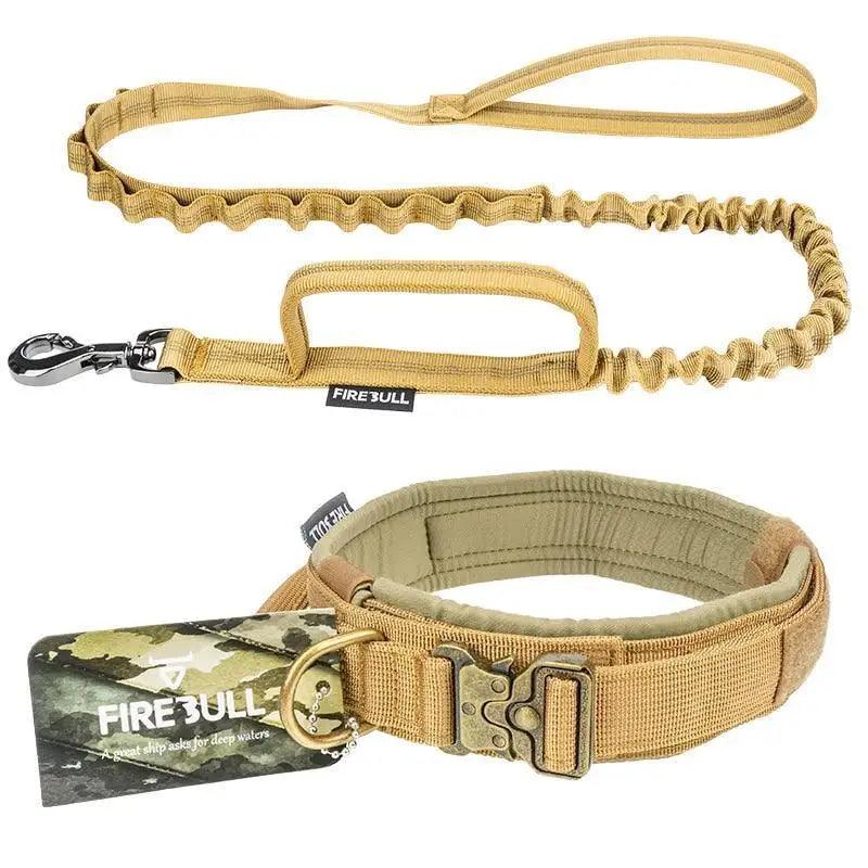 Dog Collar Leash Adjustable Military Nylon Rope Dog Collar Leash Set Adjustable Dog Collars for Medium Large Dogs Durable Pet Collar Nylon Big Dog Collar Training for Medium Large Dogs Accessories Stevvex
