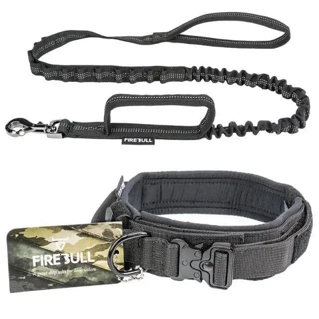 Dog Collar Leash Adjustable Military Nylon Rope Dog Collar Leash Set Adjustable Dog Collars for Medium Large Dogs Durable Pet Collar Nylon Big Dog Collar Training for Medium Large Dogs Accessories Stevvex