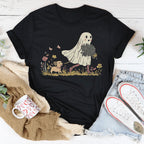 Dog Ghost Mom Tee Peachy Sunday