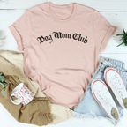 Dog Mom Club Tee Peachy Sunday