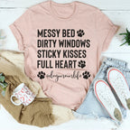 Dog Mom Life Tee Peachy Sunday