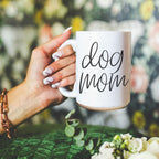 Dog Mom 16oz Ceramic Coffee Mug - Funny Gift For Dog Lover BandsCo Straps