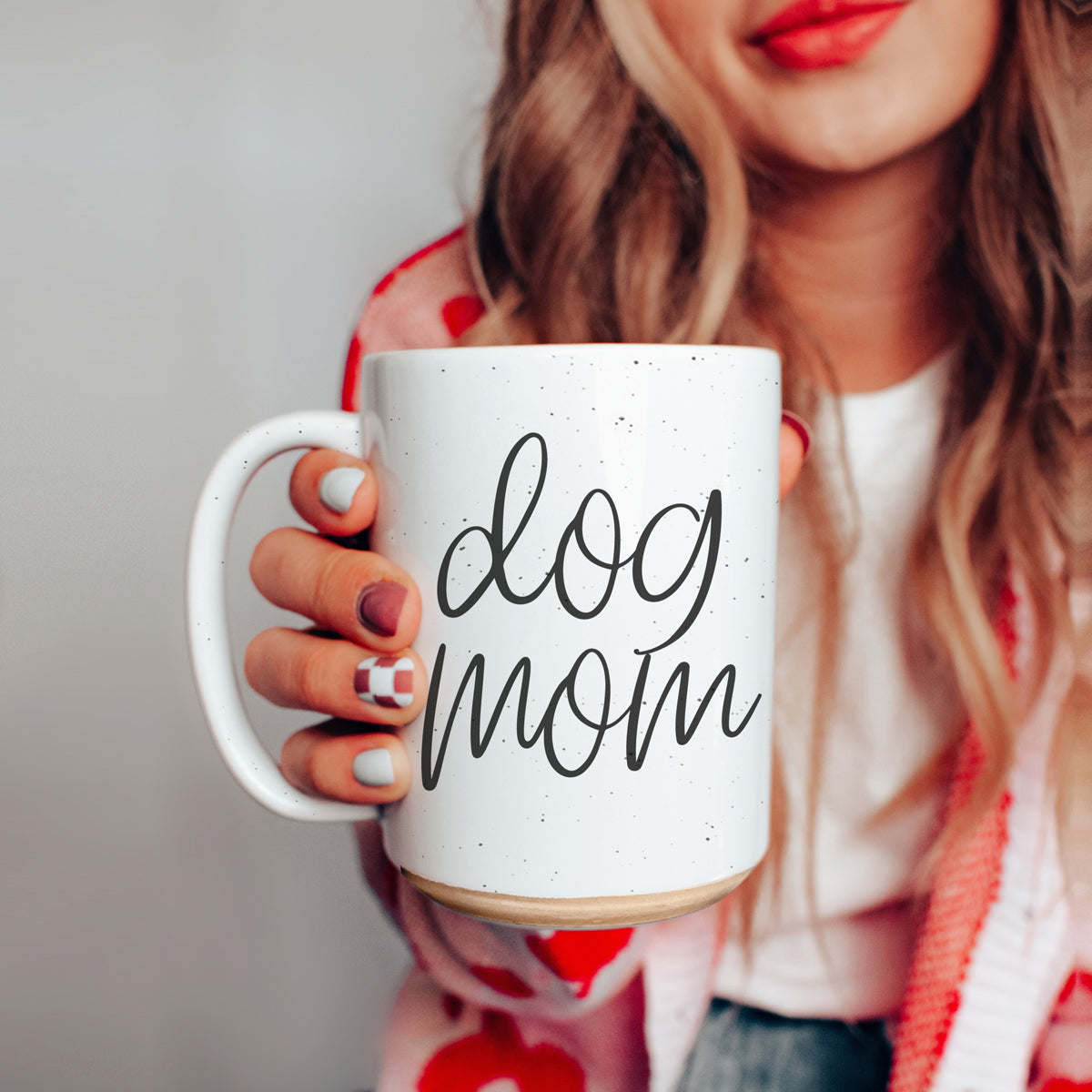 Dog Mom 16oz Ceramic Coffee Mug - Funny Gift For Dog Lover BandsCo Straps