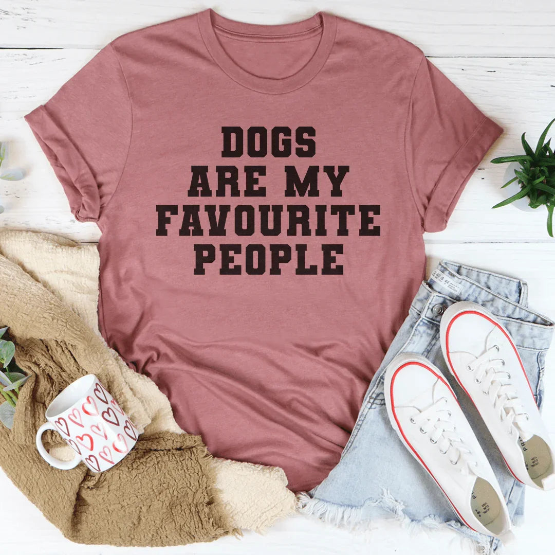 Dogs Are My Favorite People Tee - SJB-DIAMOND ELITES