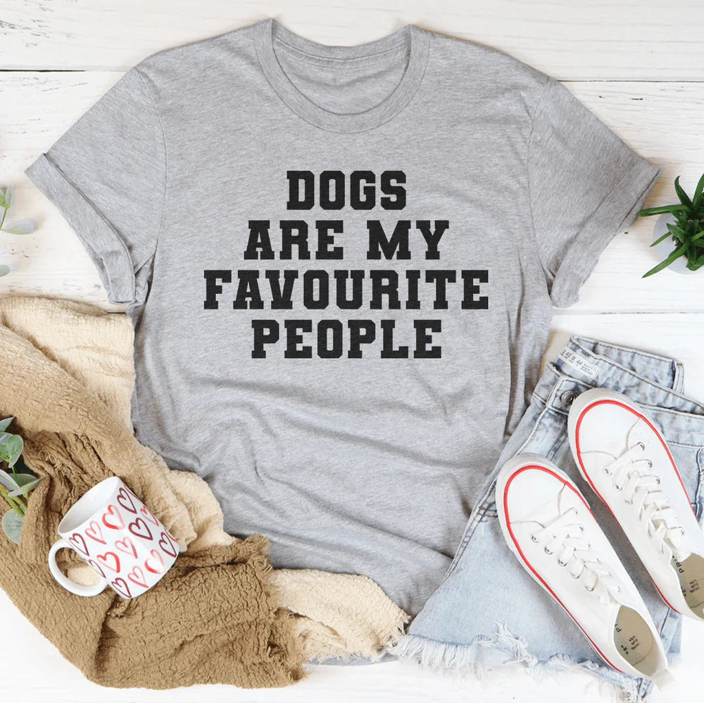 Dogs Are My Favorite People Tee - SJB-DIAMOND ELITES