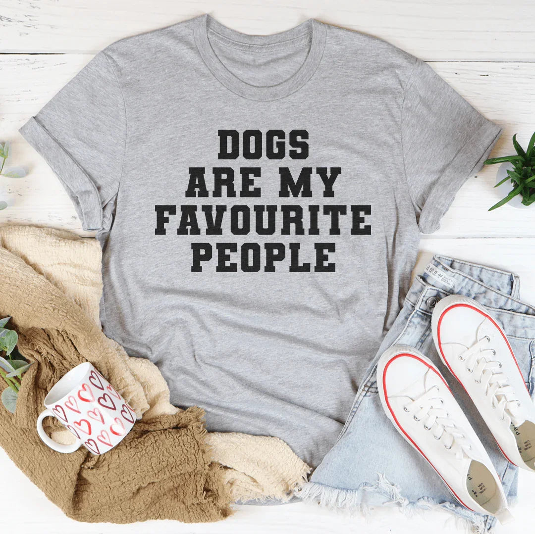 Dogs Are My Favorite People Tee - SJB-DIAMOND ELITES