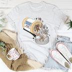 Dogs Happy Pills Tee Peachy Sunday