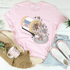 Dogs Happy Pills Tee Peachy Sunday