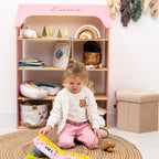 Pink Dollhouse Bookcase - SJB-DIAMOND ELITES