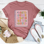Don't Judge A Book By Its Movie Tee Peachy Sunday