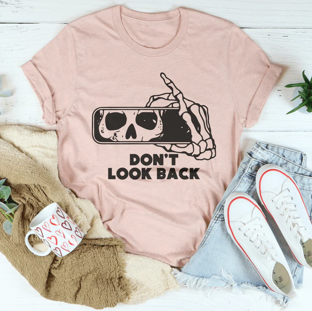 Don't Look Back Tee Peachy Sunday