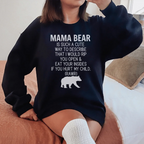 Don't Mess With Mama Bear Sweatshirt Peachy Sunday