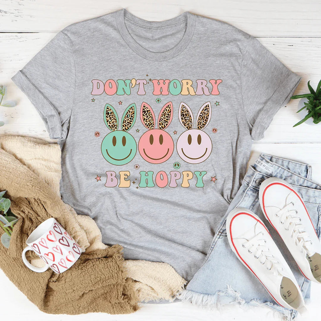 Don't Worry Be Hoppy Tee Peachy Sunday
