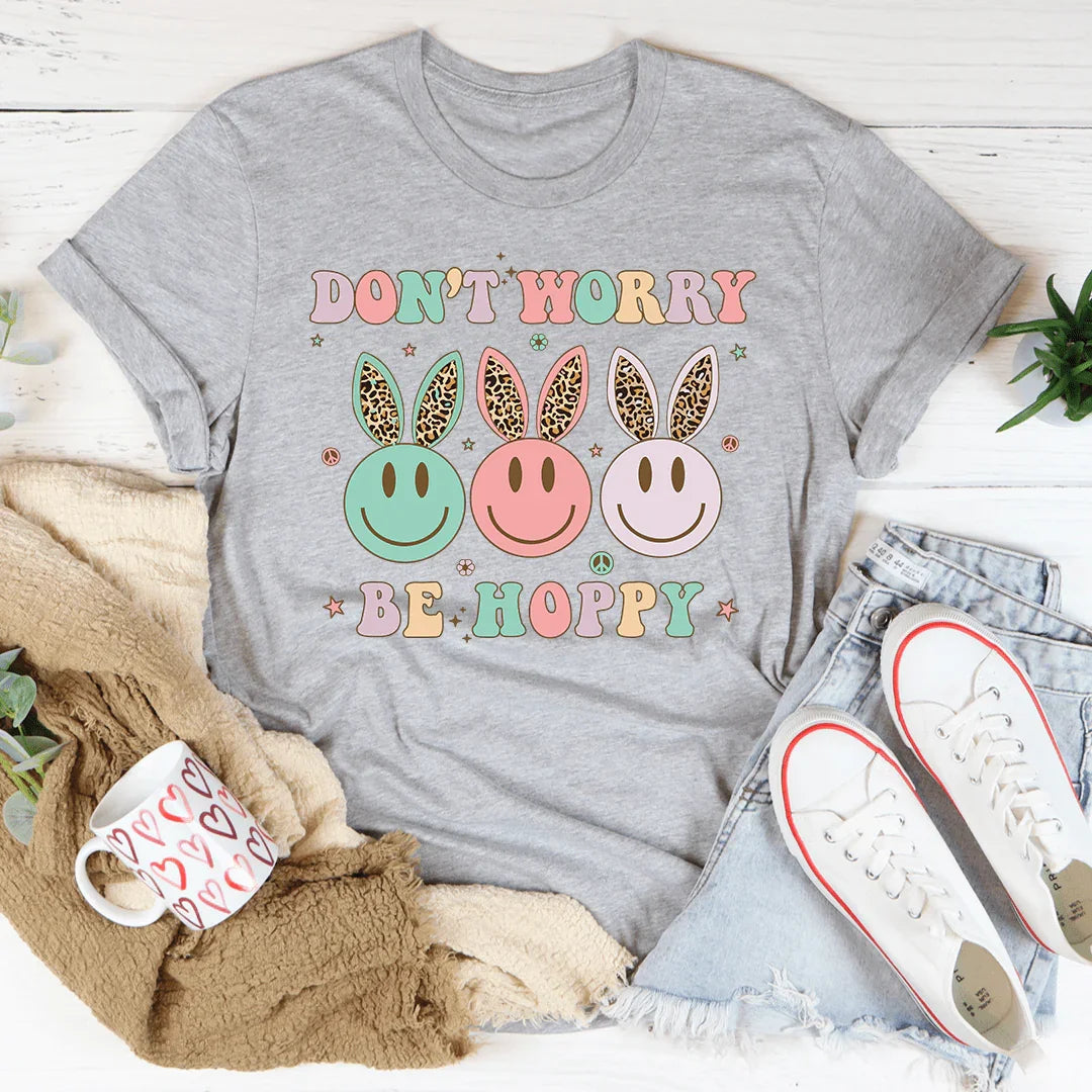 Don't Worry Be Hoppy Tee Peachy Sunday