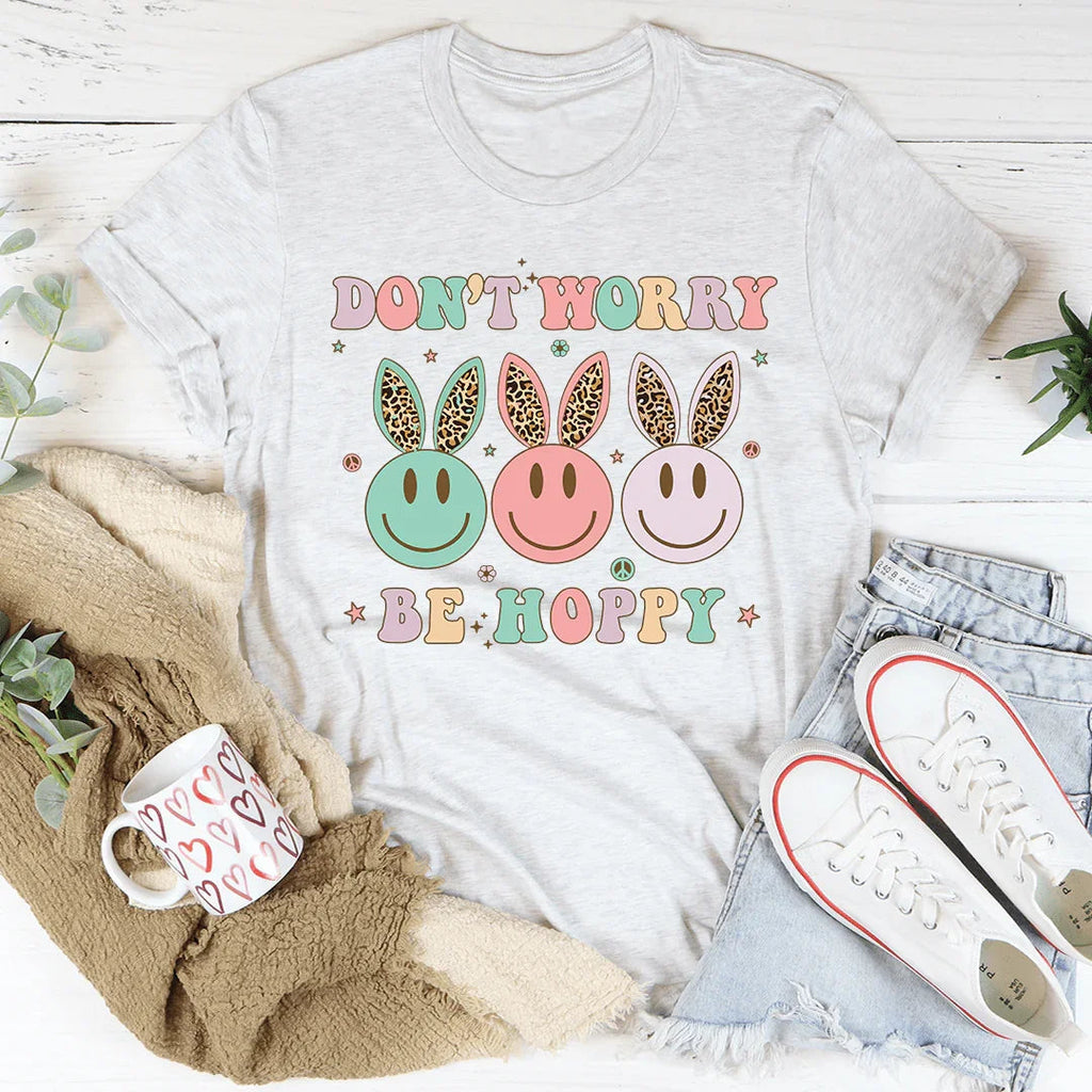 Don't Worry Be Hoppy Tee Peachy Sunday