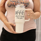 Don't Bug Me 40oz Insulated Tumbler With Handle Lid Straw Travel Mug BandsCo Straps