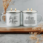 Mothers Day Candle Mug 16oz Reusable Metal Candle Soy Gift BandsCo Straps