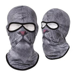 Double Eye Hole Animal Head Hat Horror Role-Playing Full Face Mask Riding Hunting Balaclava Sweat-Absorbent And Breathable Scarf Dustproof Headgear Unisex Cycling Equipment Racing Breather Mask Tactical Airsoft Cap Scarf Mask Ski Hat Spring Summer For Men Stevvex