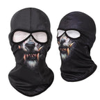 Double Eye Hole Animal Head Hat Horror Role-Playing Full Face Mask Riding Hunting Balaclava Sweat-Absorbent And Breathable Scarf Dustproof Headgear Unisex Cycling Equipment Racing Breather Mask Tactical Airsoft Cap Scarf Mask Ski Hat Spring Summer For Men Stevvex