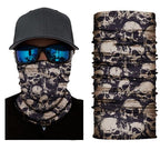 Double Eye Hole Animal Head Hat Horror Role-Playing Full Face Mask Riding Hunting Balaclava Sweat-Absorbent And Breathable Scarf Dustproof Headgear Unisex Cycling Equipment Racing Breather Mask Tactical Airsoft Cap Scarf Mask Ski Hat Spring Summer For Men Stevvex