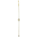 Double O Rhinestone Tennis Bracelet For Women Elegant