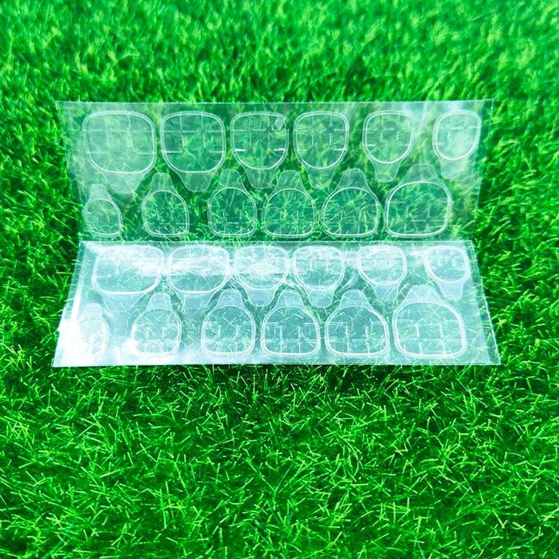 Double Sided False Nail Art Adhesive Tape Glue Sticker Tips Fake Nail Acrylic Manicure Gel Makeup Tool  Self Adhesive Nail Glue Sticker for False Nail Tips Waterproof Breathable Jelly Gel Nail Tape Glue Stickers for False Nails Tips Stevvex