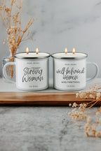 Mothers Day Candle Mug 16oz Reusable Metal Candle Soy Gift BandsCo Straps