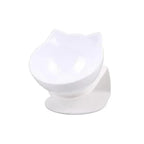 Double Transparent Non-slip Food Bowl With Protection For Cats Modern Kitten Food Bowl Pet Accessories Stevvex