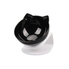 Double Transparent Non-slip Food Bowl With Protection For Cats Modern Kitten Food Bowl Pet Accessories Stevvex