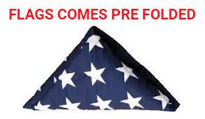 3' X 5' American Pre Folded Flags, Folded American Flag The Military Gift Store