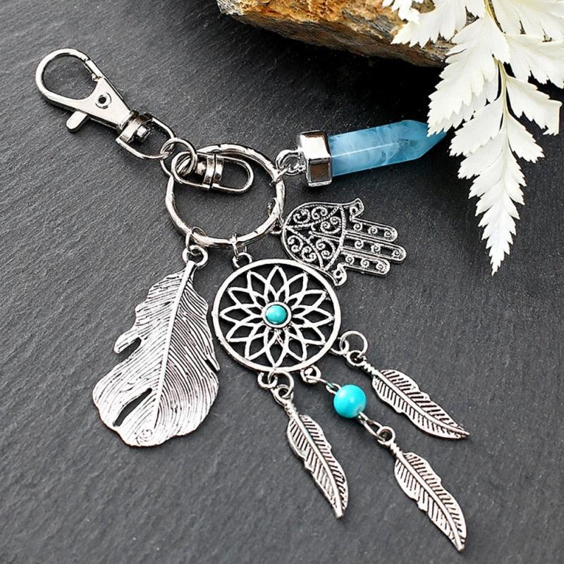 Dream Catcher Car Interior Rear View Mirror Hanging Decor Handmade Grids Nature  Mini Handmade Feather Dream Net Catcher Key-chain Home Decor Gift Wind Chimes  Wall Hanging Decoration Gift Room Car Charms Pendant Accessories Decor Stevvex