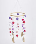 Dream Catcher Decoration Home Wind Chime Bed Bell Children's Girls Room Decor  Newborn Baby Bed Bell Dream Catcher String Pendant Kids Room Decoration Wooden Wind Chime Bed Bell Nursery Crib Bed Bell Baby Bedroom Ceiling Woven Beads Wind Chime Stevvex