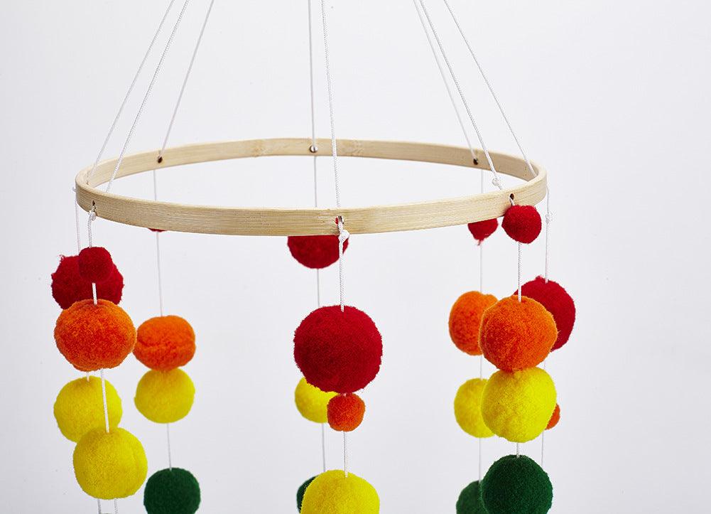 Dream Catcher Decoration Home Wind Chime Bed Bell Children's Girls Room Decor  Newborn Baby Bed Bell Dream Catcher String Pendant Kids Room Decoration Wooden Wind Chime Bed Bell Nursery Crib Bed Bell Baby Bedroom Ceiling Woven Beads Wind Chime Stevvex