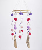 Dream Catcher Decoration Home Wind Chime Bed Bell Children's Girls Room Decor  Newborn Baby Bed Bell Dream Catcher String Pendant Kids Room Decoration Wooden Wind Chime Bed Bell Nursery Crib Bed Bell Baby Bedroom Ceiling Woven Beads Wind Chime Stevvex