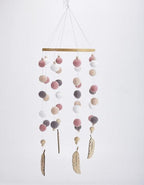 Dream Catcher Decoration Home Wind Chime Bed Bell Children's Girls Room Decor  Newborn Baby Bed Bell Dream Catcher String Pendant Kids Room Decoration Wooden Wind Chime Bed Bell Nursery Crib Bed Bell Baby Bedroom Ceiling Woven Beads Wind Chime Stevvex