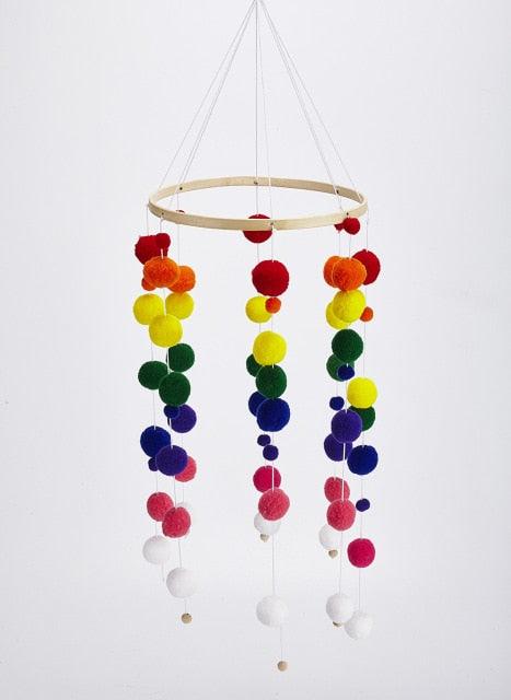 Dream Catcher Decoration Home Wind Chime Bed Bell Children's Girls Room Decor  Newborn Baby Bed Bell Dream Catcher String Pendant Kids Room Decoration Wooden Wind Chime Bed Bell Nursery Crib Bed Bell Baby Bedroom Ceiling Woven Beads Wind Chime Stevvex