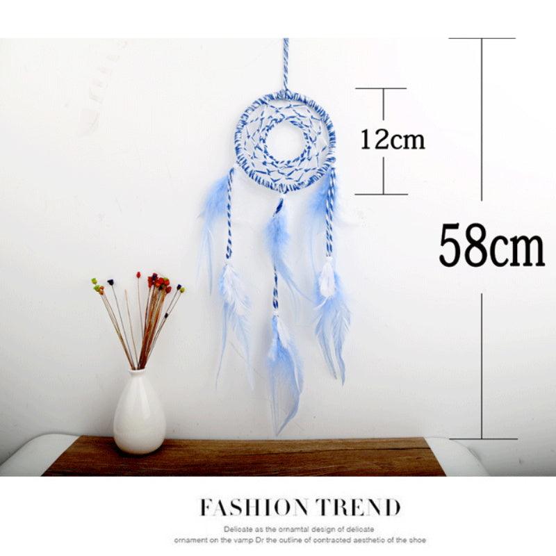 Dream Catcher Led Handmade Dream-catcher Traditional Feather Hanging Home Wall Decoration  Night Dream Catchers  Decor Ornament Wall Hanging Wind Chimes For Home Room Decoration Stevvex