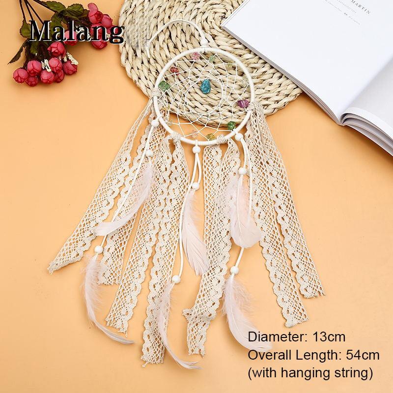 Dream Catcher Led Handmade Dream-catcher Traditional Feather Hanging Home Wall Decoration  Night Dream Catchers  Decor Ornament Wall Hanging Wind Chimes For Home Room Decoration Stevvex
