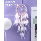 Dream Catcher Led Handmade Dream-catcher Traditional Feather Hanging Home Wall Decoration  Night Dream Catchers  Decor Ornament Wall Hanging Wind Chimes For Home Room Decoration Stevvex